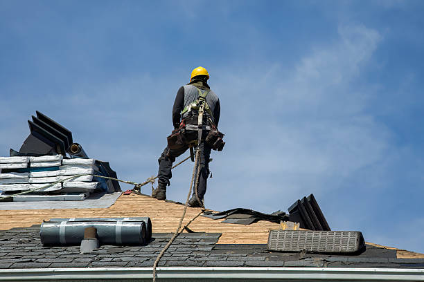 Professional Roofing technician working in New Castle, IN